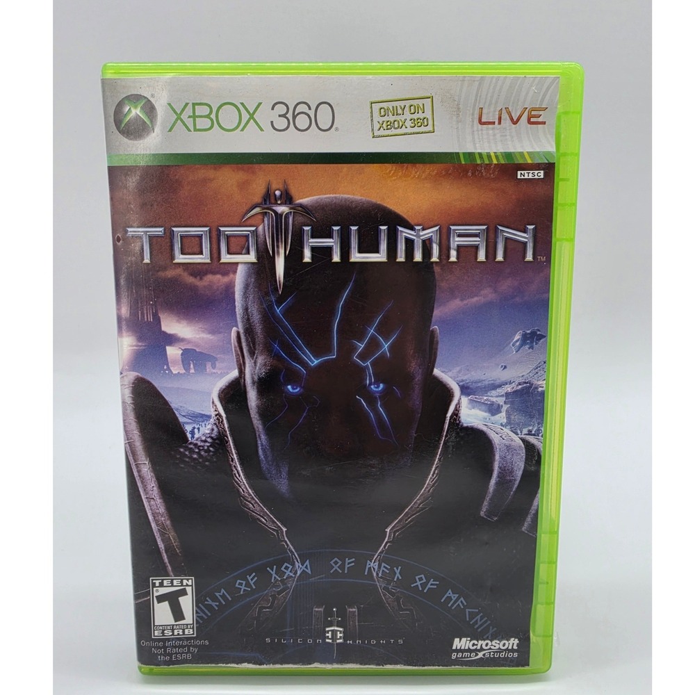 Too Human Xbox 360 Microsoft Game Studios Silicon Knights Action RPG Video Game